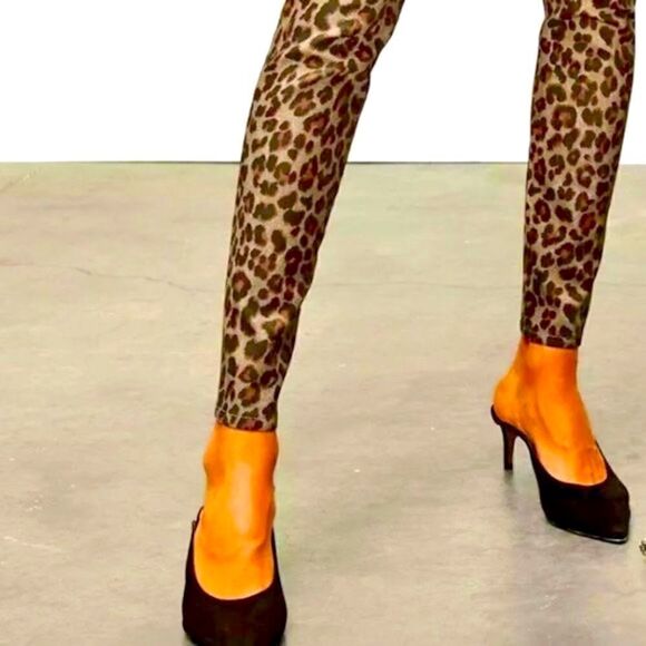 VERONICA BEARD BROOKE MID-RISE LEOPARD PRINT SKINNY JEANS SZ 0 NWT - Picture 10 of 16